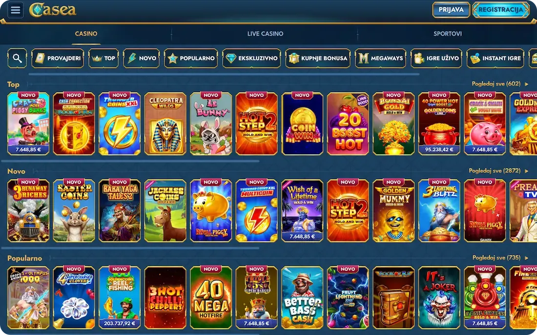 casea casino igre